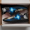 thumbnail image 3 of Chihuahua Police Dog Thin Blue Line Christian Cross Running Shoes Sneakers Mesh Black Size 7.5, 3 of 5
