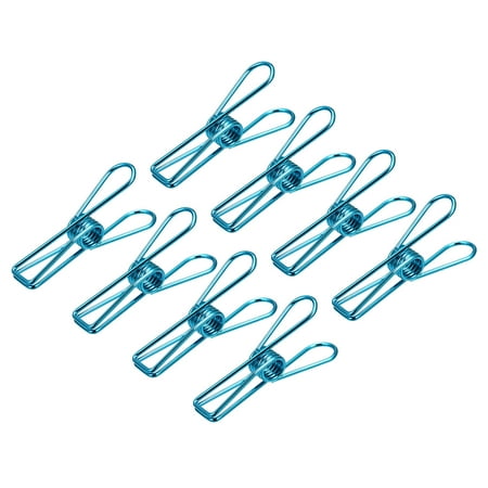 

Uxcell Tablecloth Clips 55mm Carbon Steel Clamps for Fix Table Cloth Blue 16 Pcs