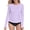 Purple, variant on RELLECIGA Women's Long Sleeve UPF 50+ UV Protection Swim Top Bathing Suit Rash Guard Swim Shirt Long Sleeve Swimsuit