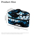 thumbnail image 6 of HELLHERO Travel Irons Organizer Coconut Tree Floral Pattern Travel Case and Hair Styling Tool, Case Only, 6 of 6