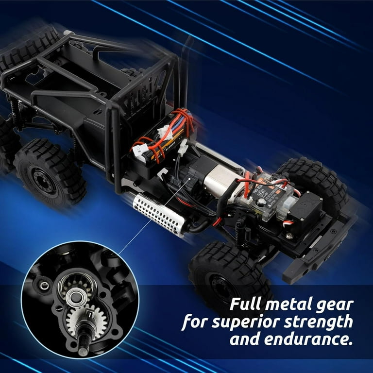FMS Atlas 6x6 1/18 RC Crawler RTR Red - Walmart.com