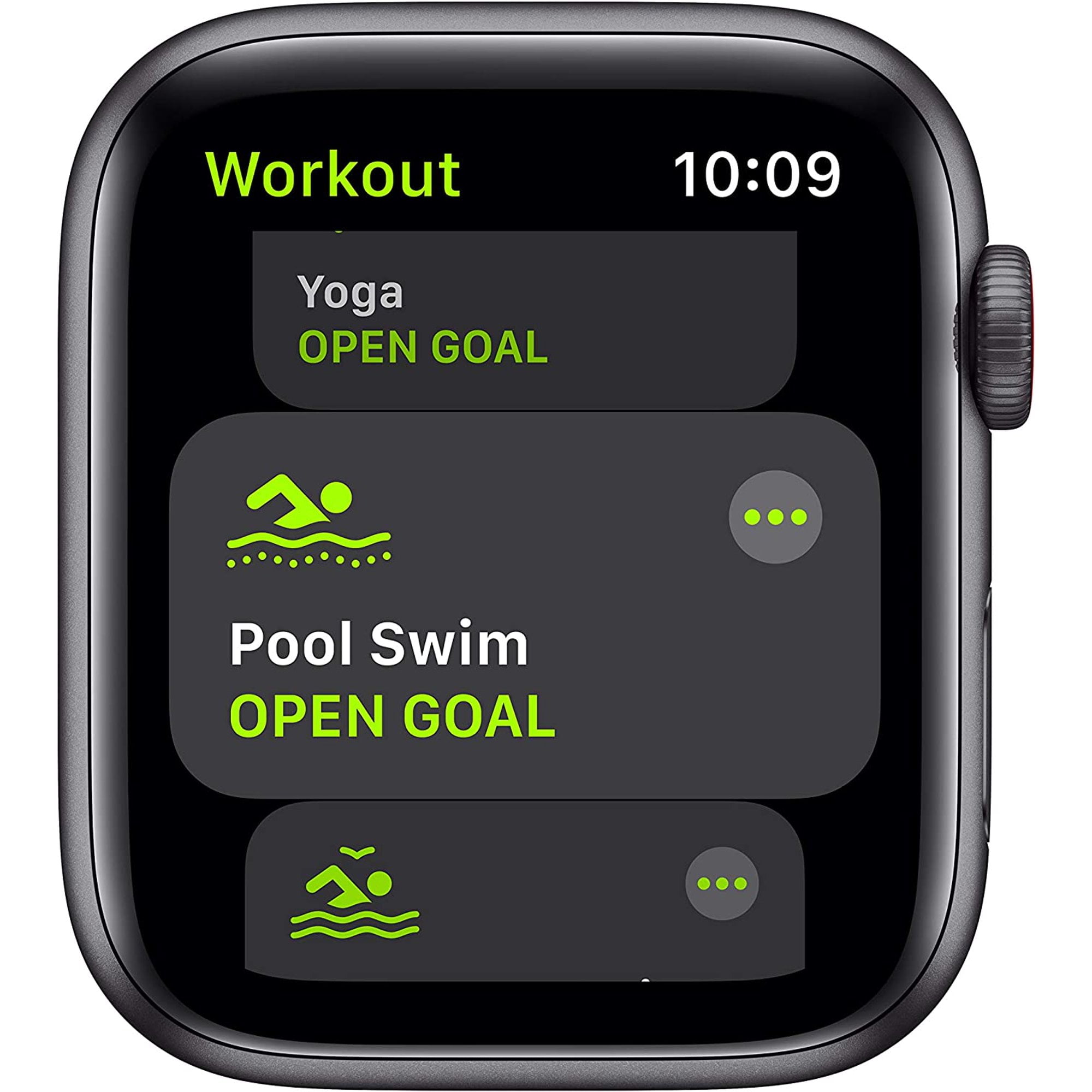 Apple Watch 44MM SE GPS Space Gray Black Sport Band (Fair)