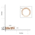 thumbnail image 5 of ANGARA Natural Nature Inspired Round Ruby & Diamond Vine Ring in 14K Rose Gold for Women (Size-1.8mm) | July Birthstone, Birthday, Anniversary, Jewelry Gift for Women | Natural Ruby Ring, 5 of 9
