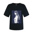 thumbnail image 4 of TayIor Sw1ft Chemises, Tyler Sw1ft Merch, Tyler Sw1ft, Mode Décontractée Imprimée Col Rond Manches Courtes Chemises Blouse Femme Graphique Amateur de Musique TKFASHION Bleu G, 4 of 7