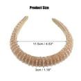 thumbnail image 4 of Unique Bargains Crystal Headband Rhinestone Hairband for Women 1.2 Inch Wide Champagne, 4 of 7
