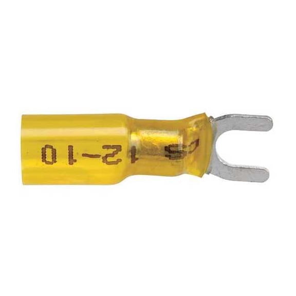 Velvac Fork Terminal,Tin,Copper,Blue,PK10 37324