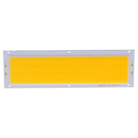 

Xewsqmlo 5pcs 12V 10W COB Panel Light LED Strip Light Lamp Bulb 120X36mm Warm