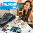thumbnail image 6 of Vigorfun 136-Pack Black Colored Pencils Set with Art Supplies（Black）, 6 of 9