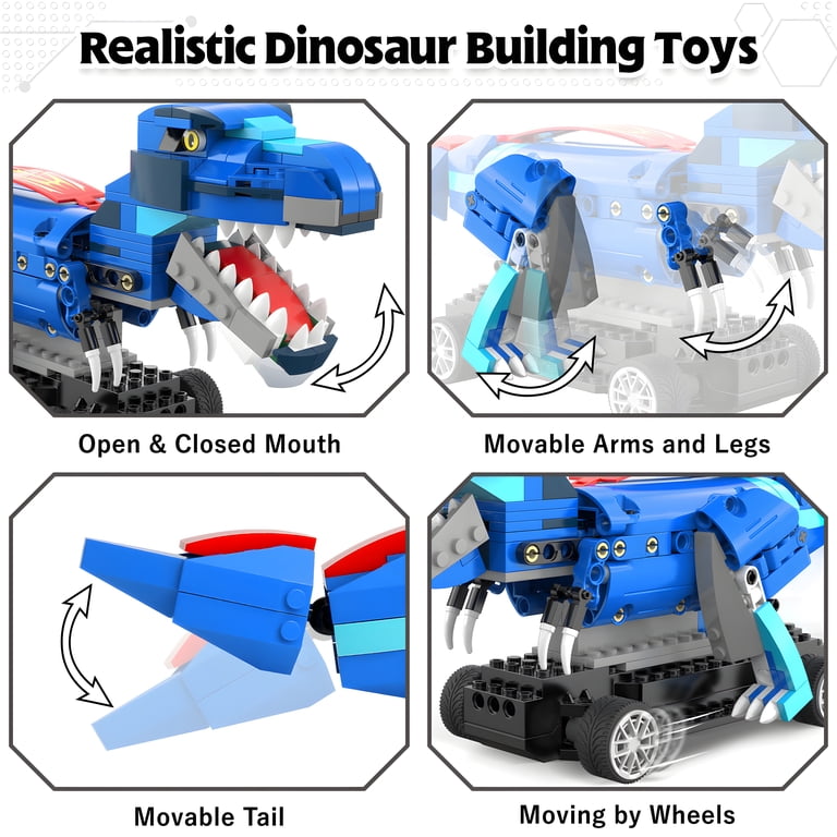Regalo Dino telecomandato per bambini, Dinosauro T-rex RC Giocattolo