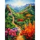 thumbnail image 1 of Pintura de diamante 5D DIY, nueva colección de la Gran Muralla, mosaico de taladro cuadrado/redondo completo, paisaje de árbol, diamantes de imitación, decoración del hogar WE1681, 1 of 4