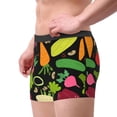 thumbnail image 2 of Balery Cartoon Vegetables Calzoncillos bóxer para hombre, ropa interior de algodón suave y transpirable con cinturilla de nailon-XX-Large, 2 of 5