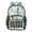Surfboard, variant on Iauyy Clear Backpack Heavy Duty PVC Transparent Backpack for College Workplace, Blue and Green Handprints
