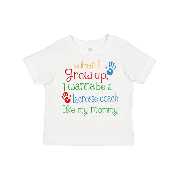 Inktastic Lacrosse Coach Like Mommy Boys or Girls Toddler T-Shirt