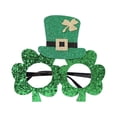 thumbnail image 4 of Yaoyar St. Patricks Day Gifts St. Patrick's Day Decoration Glasses Irish Festival Green Hat Glasses Gift Ornament under $5, 4 of 6