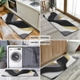thumbnail image 6 of Black White Gray Gold Marble Pattern Kitchen Rug Mat,Kitchen Runner Rugs Non Skid Washable,Decorative Kitchen Floor Mats for Kitchen,Sink,Laundry,17"x47.2", 6 of 7