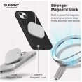thumbnail image 3 of (4 in 1  for iPhone 14 Case Compatible with MagSafe (6.1 inch, 2022), with 2 Pack Screen Protector + Camera Cover, Liquid Silicone Phone Case (Black), 3 of 14