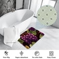 thumbnail image 3 of Grape Area Rugs: Polyester Non-Slip Machine Washable Floor Carpet Office Rug, 3 of 6