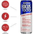 thumbnail image 2 of Focus Factor Energy Drink - 12 x 355ml Cans (Fruit Punch Flavor), Lightly Carbonated, Sugar Free, 2 of 6