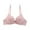 Pink 2, variant on Womens Wireless Bras Solid Color No Underwire Push Up Full Coverage Soft Seamless Sports Everyday Bralettes Bra,Purple,34 C
