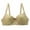 Beige, variant on Azrian Deals Women's Sexy Plus Size Seamless Push Up Lace Sports Bra Comfortable Breathable Base Tops Underwear