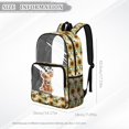 thumbnail image 7 of FKELYI Sunflower Highland Cow Print Clear Backpacks for Elementary Student 17 Inch Schoolbag Transprent School Bookbag Boys Girls Casual Daypack Lightweight Travel Bags, 7 of 7