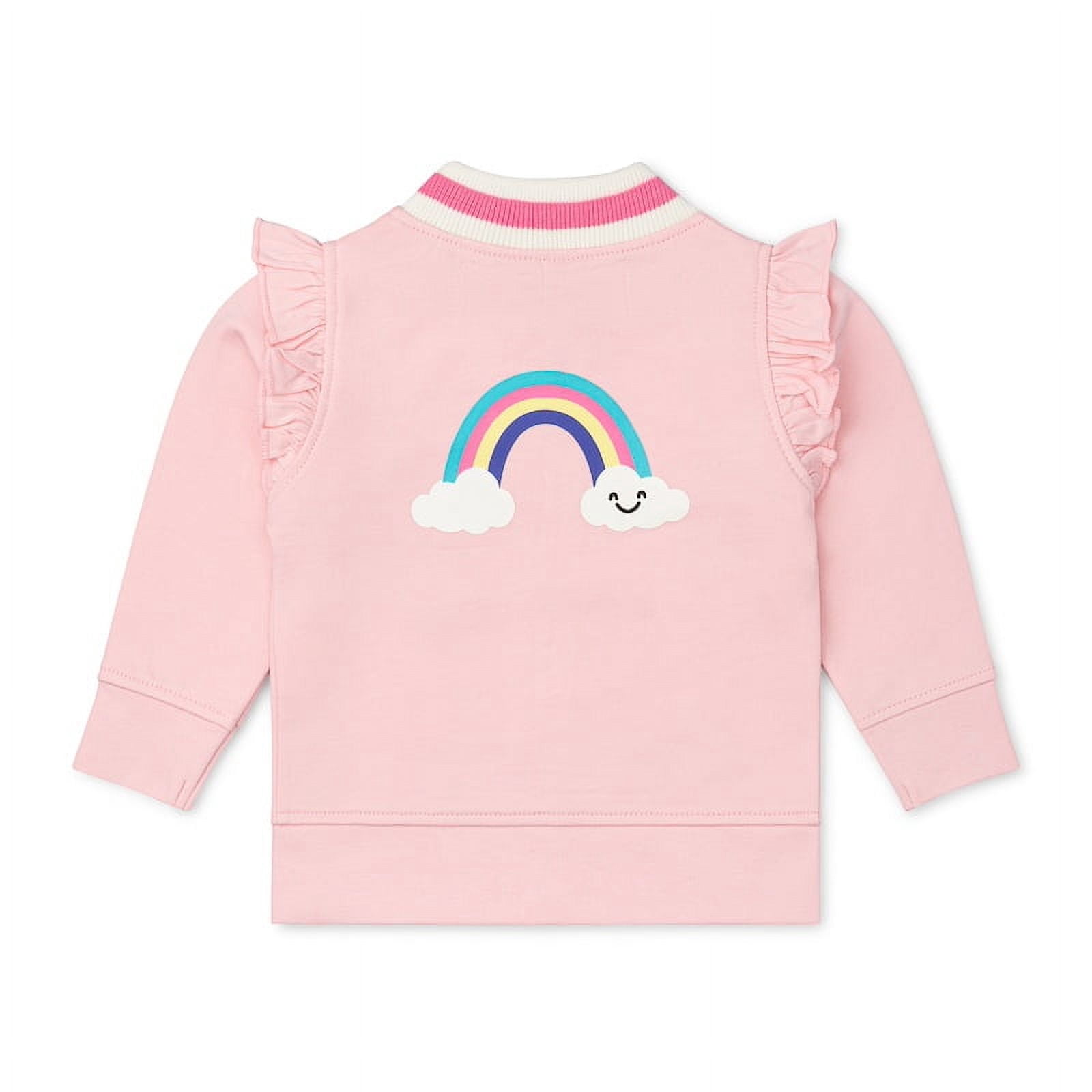 Paris Hilton x Monica + Andy Organic Cotton Ruffle Sleeve Tracksuit, Sizes 0-3M-5T