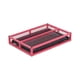 thumbnail image 3 of Metal Dog Potty Toilet Puppy Pee Pad Holder Loo Fácil de limpiar Bedpan Cajón de caja de arena para perros Caja de arena para mascotas para Bunny Rojo Salvador Bandeja sanitaria, 3 of 10