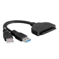 thumbnail image 1 of Accesorios para computadoras Adaptador de controlador de disco duro USB 3.0 a SATA de 22 pines y 2,5 pulgadas con cable de alimentación USB Hugtrwg Para estrenar, 1 of 6