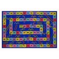 thumbnail image 1 of Fun Rugs Rectangle Multi-Colored Snakes & Ladders Nylon Kids Rug, 1 of 2