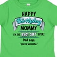 thumbnail image 4 of Inktastic Happy Birthday, Mommy I'm the Best Ever in Blue Boys or Girls Toddler T-Shirt, 4 of 5