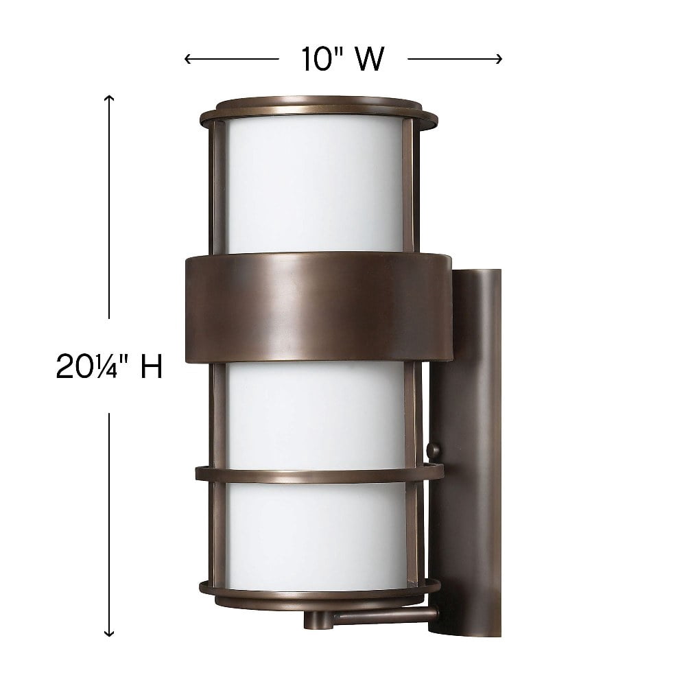 Hinkley Lighting H1905 20.25" Height 1 Light Outdoor Wall Sconce From The Saturn