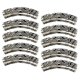 thumbnail image 2 of 10x cuentas de tubo de Metal para el cabello, cuentas para , joyería para do de cabello, decoración para el cabello K-4 Yuyangstore Cuentas de trenzas para el cabello, 2 of 8