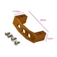 thumbnail image 3 of guohui Steering Servo Mount Bracket for WLtoys 144001 Control Vehicle - Sleek Design 2 Pcs, 3 of 6