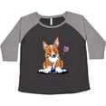 thumbnail image 3 of Inktastic Flower Corgi Women's Plus Size T-Shirt, 3 of 5