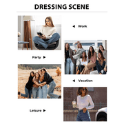 DOKOTOO Womens Wide Leg Jeans High Waisted Loose Fit Strechy Comfort Raw Hem Frayed Denim Pants