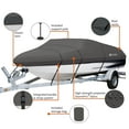 Classic Accessories StormPro HeavyDuty Boat Cover, Fits boats 16 ft 18.5 ft long x 98 in wide