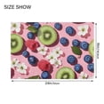 thumbnail image 4 of Yayeee Bath Rug for Bathroom Floor Non Slip Rectangle Fluffy Soft Absorbent Mat, 16"x24", Pink Kiwi, 4 of 7