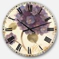 thumbnail image 1 of Designart 'Abundant Hydrangea Flower Ii Farmhouse Wall Clock, 1 of 4
