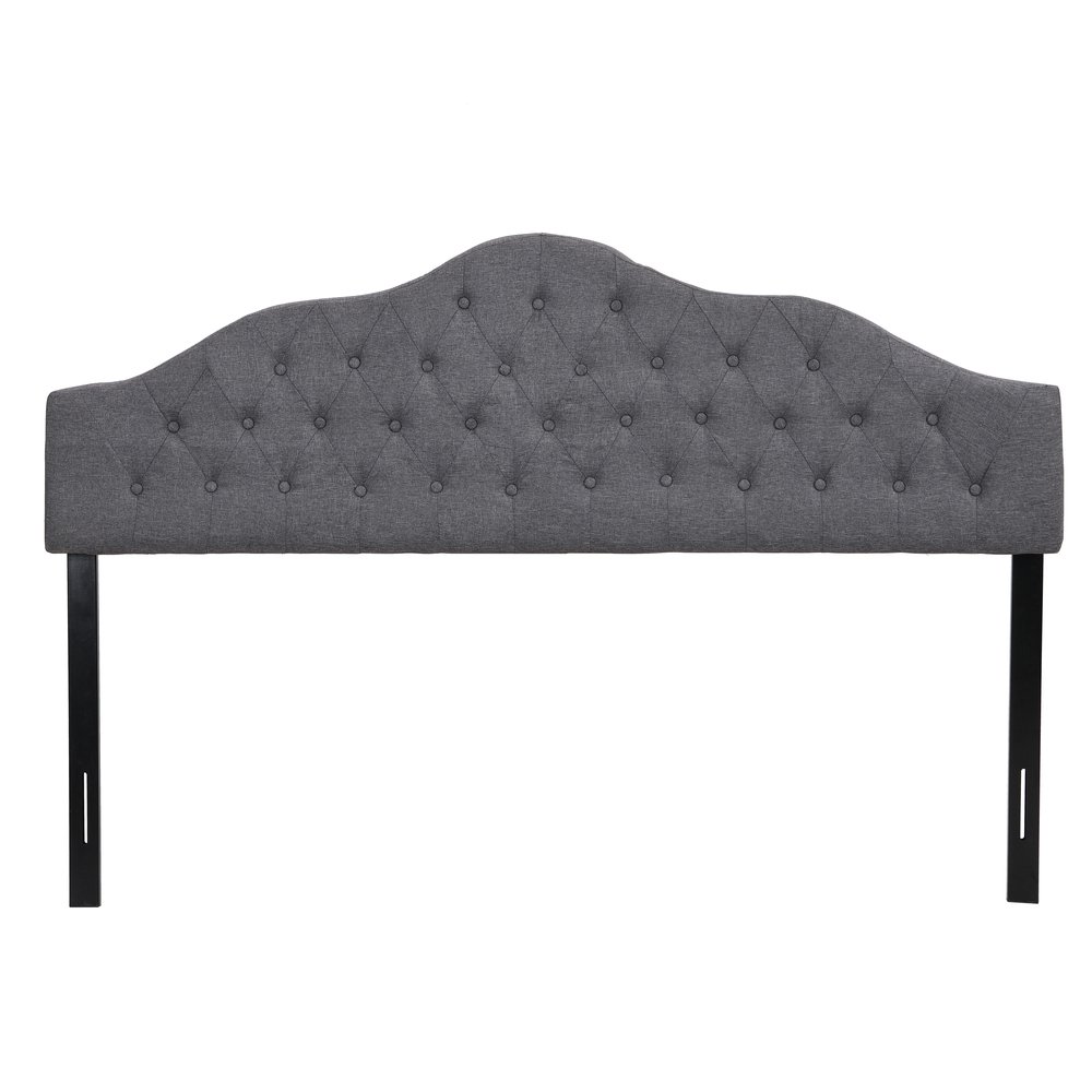 Hassch Adjustable Upholstered Headboard for King Size Bed Frame, Height