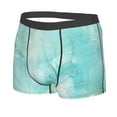 thumbnail image 2 of Disketp Blue Marble Men'S Boxer Briefs,Soft And Breathable Cotton Underwear With Comfortflex Waistband, 2 of 8