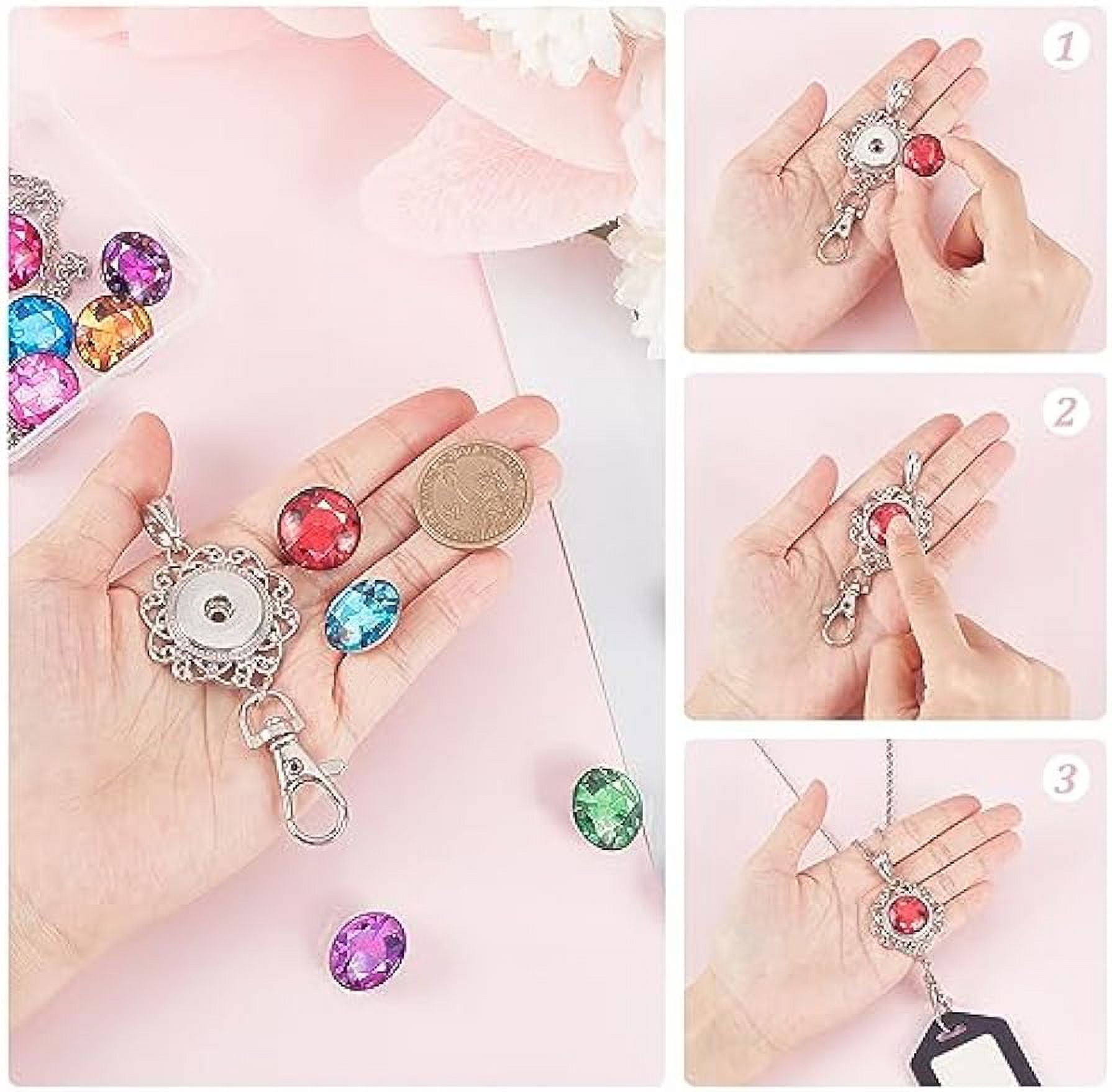 SUNNYCLUE 1 Box DIY Women's Fashion Beaded Badge Lanyard Necklace Making  Starter Kit ID Name Badge Holder Stainless Steel Key Chain Making Kit with  Lobster Claw Clasp for Keys Cards Nurses 
