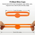 thumbnail image 3 of Pompotops 6PCS Silicone Wine Cup Glass Markers Party Goblet Wine Drinking Cup Marking Tags, 3 of 8