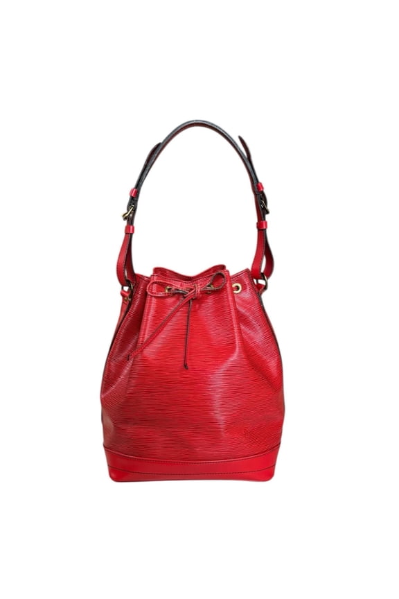 Pre-Owned Louis Vuitton Noe Epi Shoulder Bag, Leather M44007, Red, Women's (Fair)
