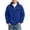 Blue, variant on Kezqiaxn Teen Clothes for Boys Stand Collar Quarter Zip Sweatshirt Classic Waffle Pullover Tops Fall Fashion Size 3-14