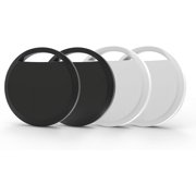 Air Tracker Tags 4 Pack Smart Tag Bluetooth Trackers Work with Apple Find My (iOS Only), Lightweight Tag Prevent Loss of Luggage Wallets Keys Bags,Replaceable Battery,IP67 Waterproof