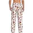 thumbnail image 3 of Daiia Red Mushroom Men's Sleep Pant with Pockets and Drawstring,Pajama Pants-Medium, 3 of 9