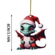 thumbnail image 3 of Adorno navideño colgante para bebé, colgante para árbol de Navidad, colgante bonito de dibujos animados para coche, llavero, decoración, acrílico, adorno navideño colgante, adorno para árbol de..., 3 of 8