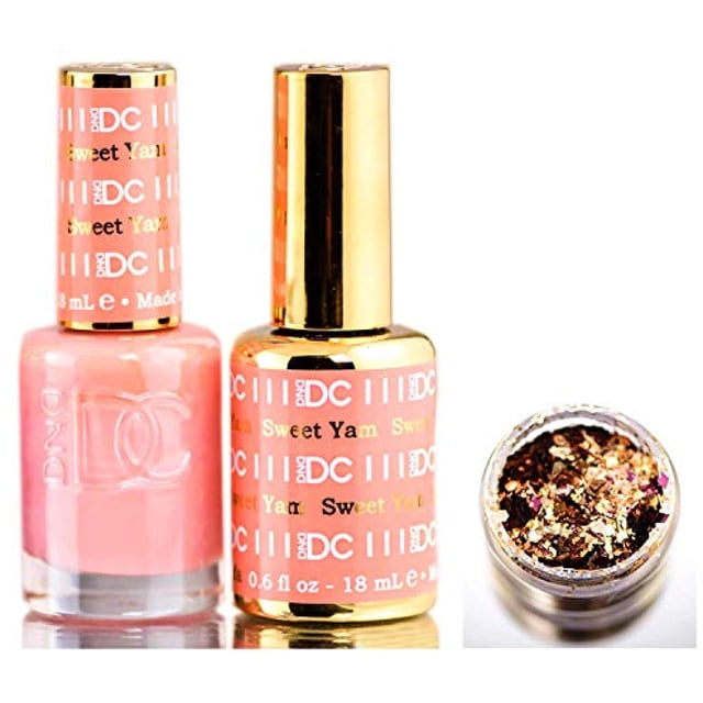 Set de esmaltes de uñas DAISY DND DC Oranges, esmalte en gel y purpurina