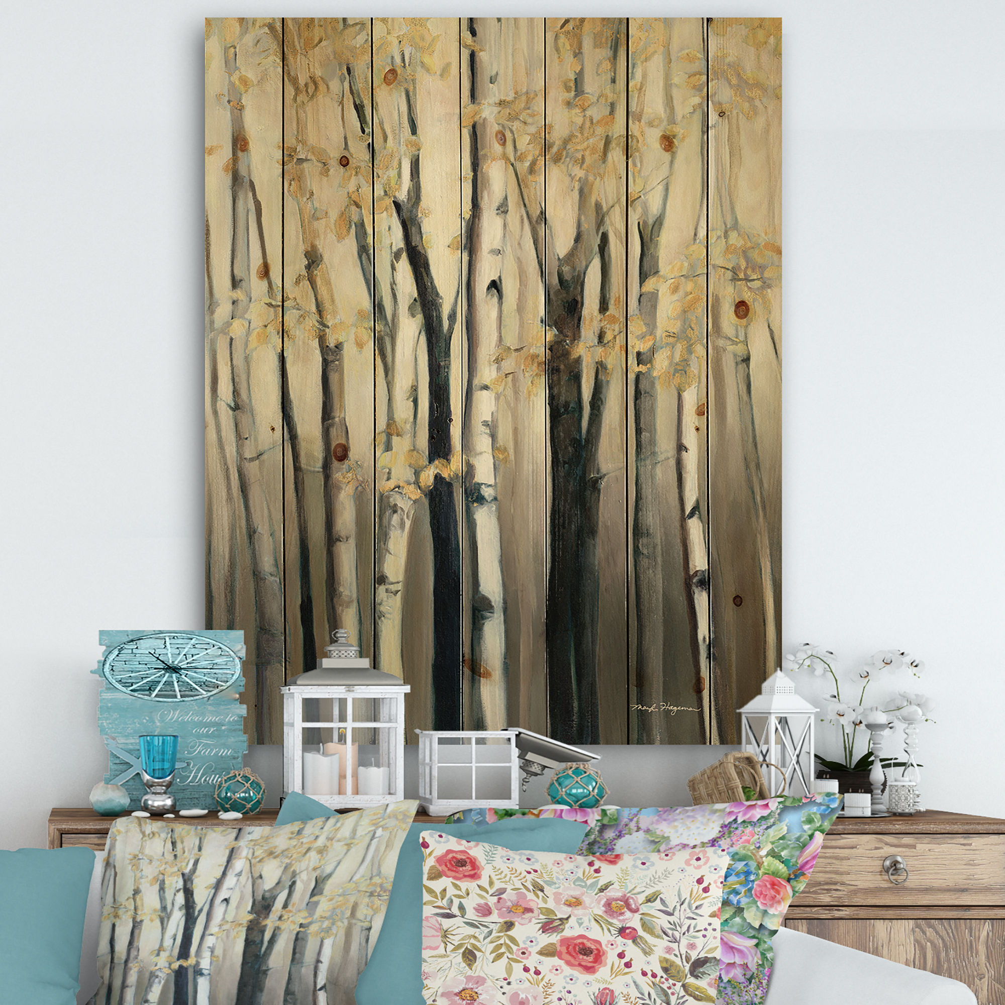 Designart Forest Art Print, 36x46