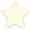 Hello Hobby Wooden Star Shape